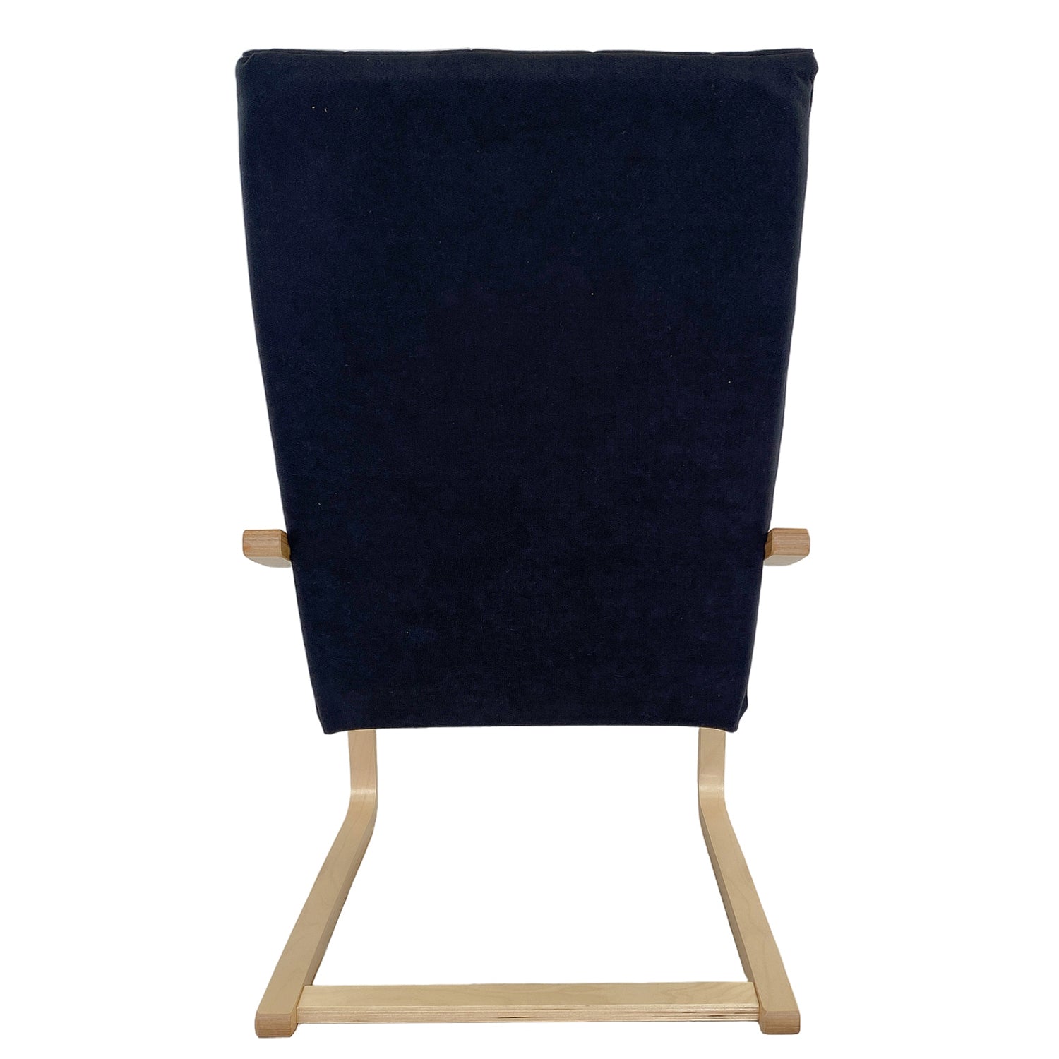 Πολυθρόνα ArteLibre NORDVIK Μαύρο/Φυσικό Ύφασμα/Ξύλο 60x71x105cm - Hippiehome.gr