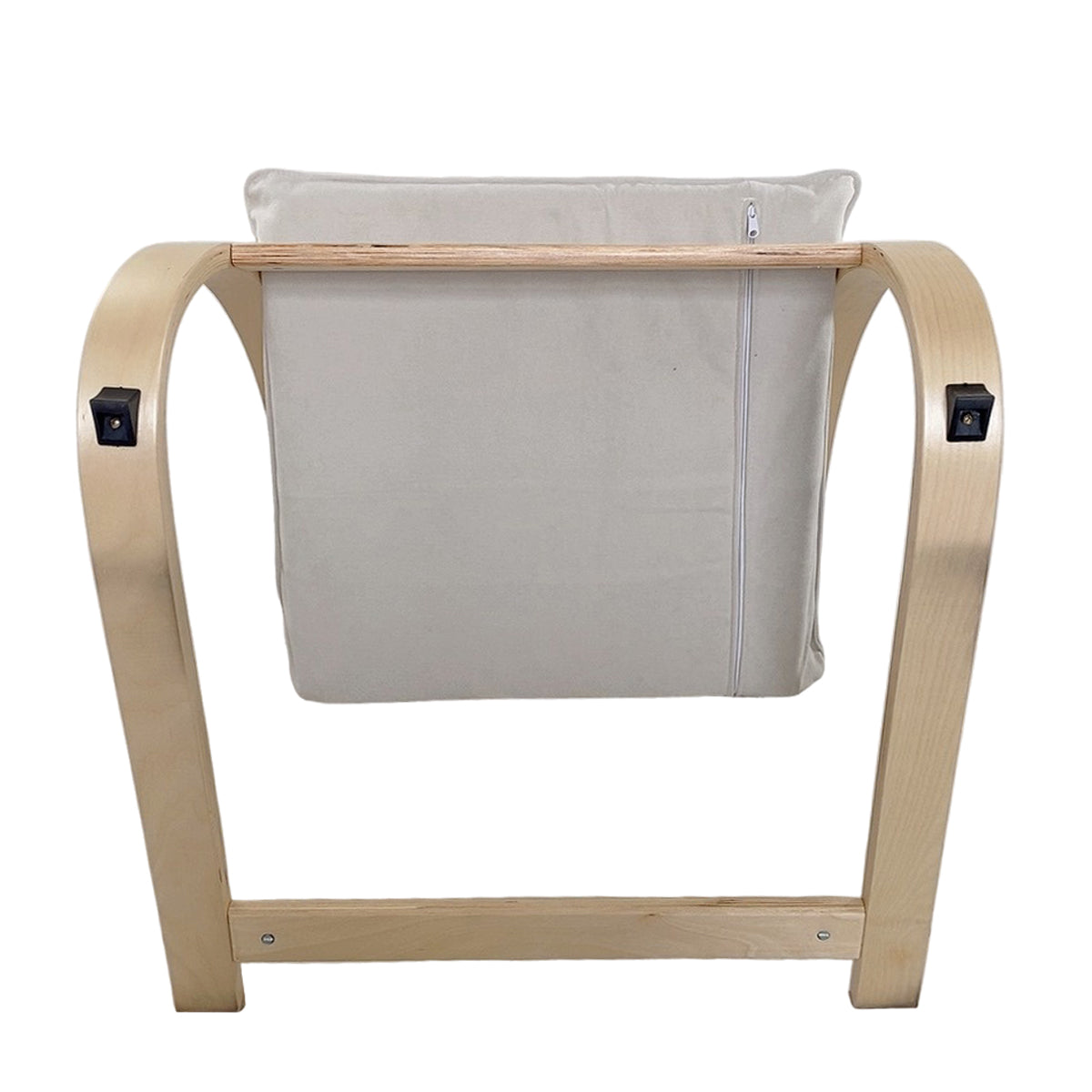 Πολυθρόνα ArteLibre VESNA Μπεζ/Φυσικό Ύφασμα/Ξύλο 67x78x92cm - Hippiehome.gr