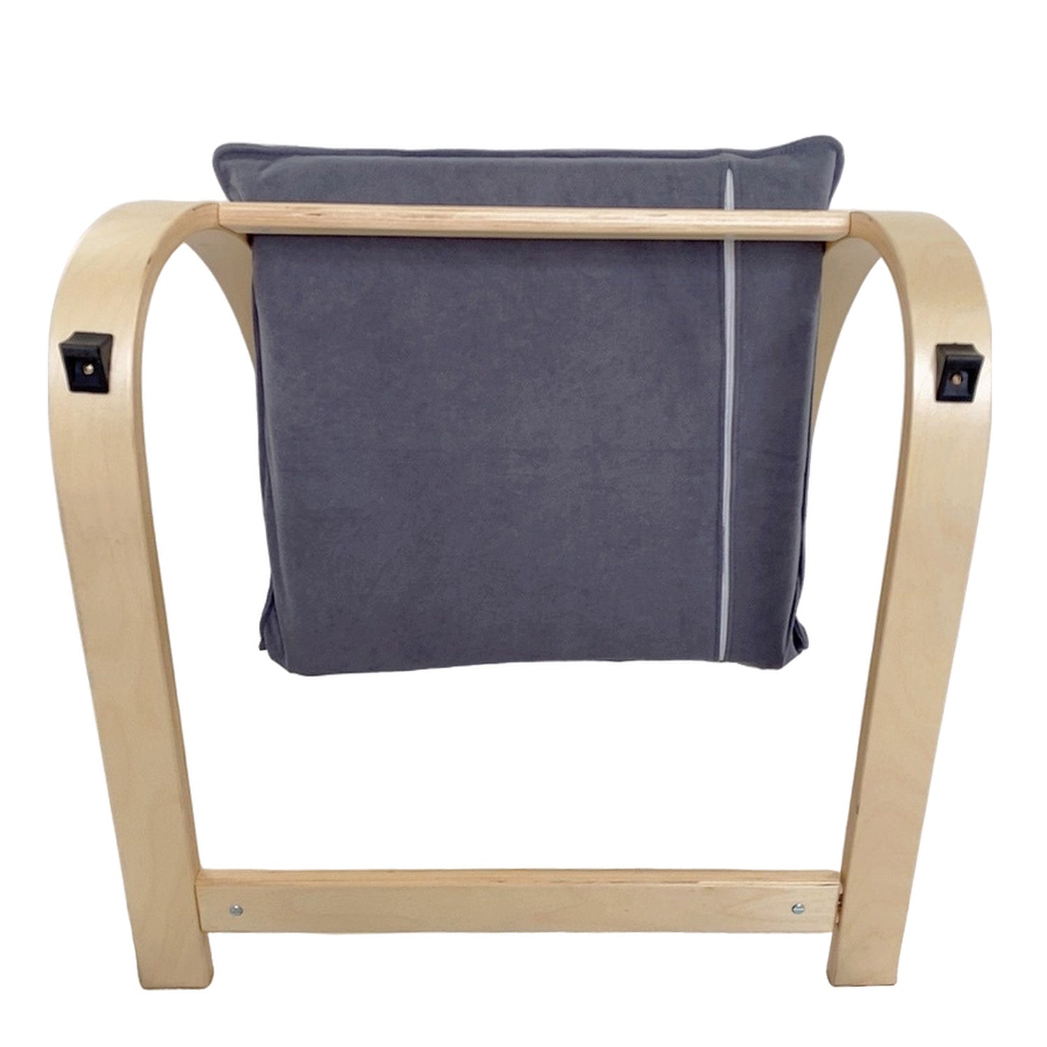 Πολυθρόνα ArteLibre VESNA Γκρι/Φυσικό Ύφασμα/Ξύλο 67x78x92cm - Hippiehome.gr