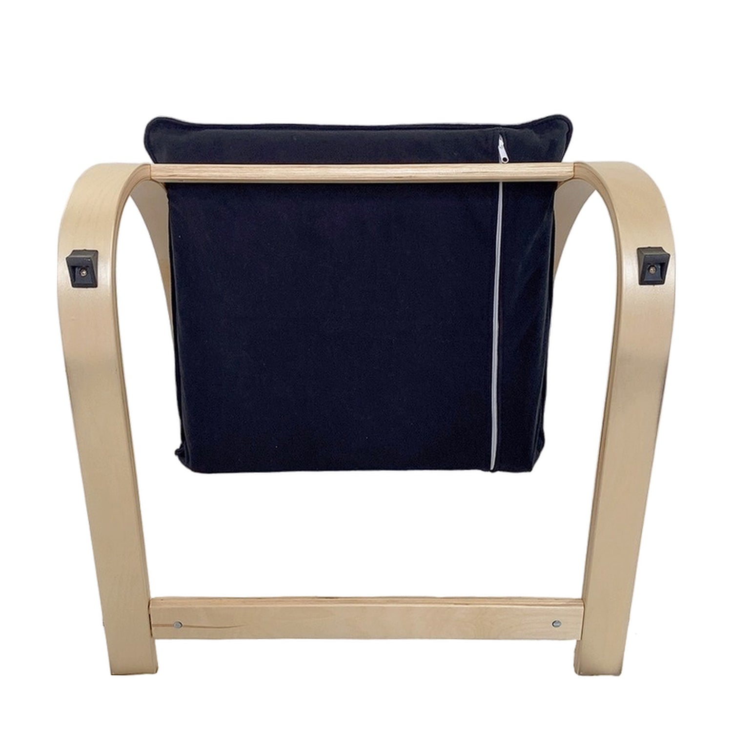 Πολυθρόνα ArteLibre VESNA Μαύρο/Φυσικό Ύφασμα/Ξύλο 67x78x92cm - Hippiehome.gr