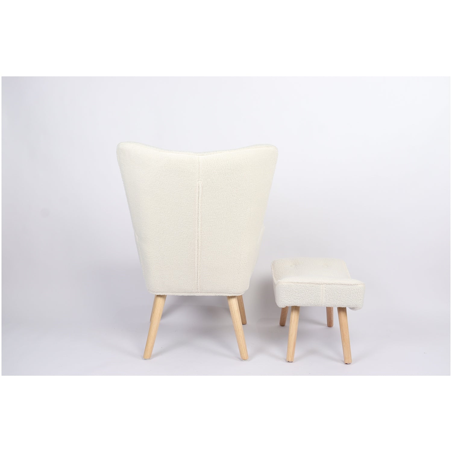 Πολυθρόνα ArteLibre AMARANTHUS Με Υποπόδιο Μπεζ 98x70x77cm - Hippiehome.gr