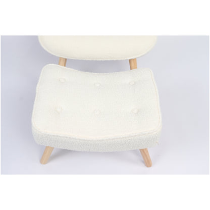 Πολυθρόνα ArteLibre AMARANTHUS Με Υποπόδιο Μπεζ 98x70x77cm - Hippiehome.gr