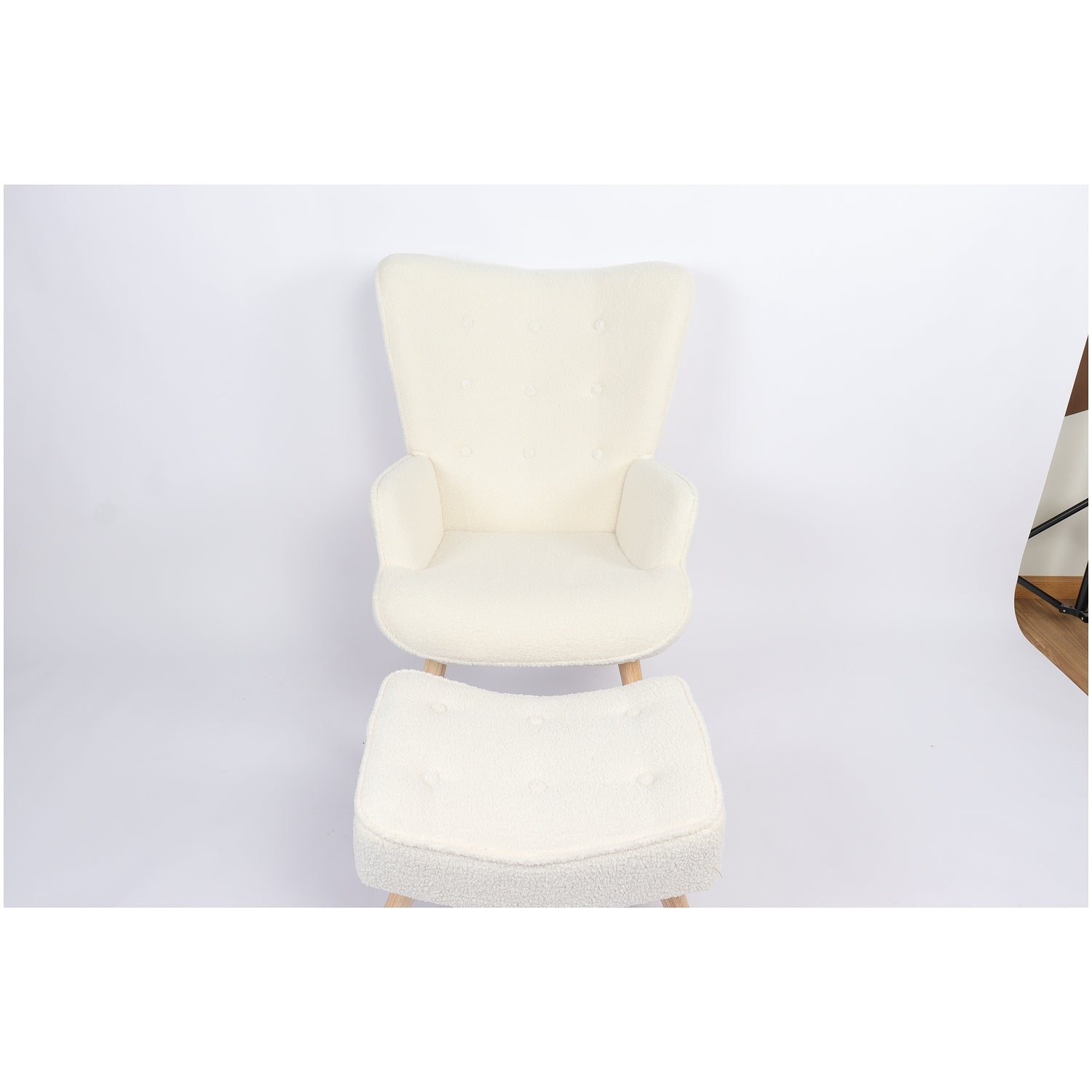 Πολυθρόνα ArteLibre AMARANTHUS Με Υποπόδιο Μπεζ 98x70x77cm - Hippiehome.gr