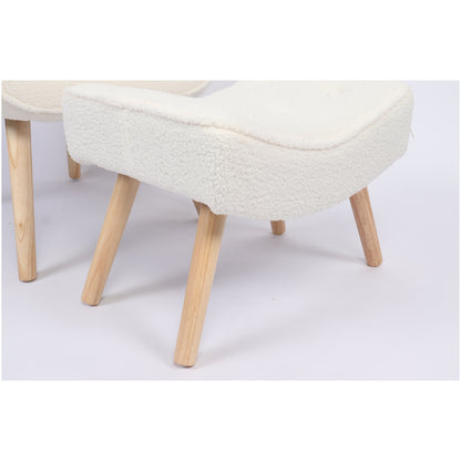 Πολυθρόνα ArteLibre AMARANTHUS Με Υποπόδιο Μπεζ 98x70x77cm - Hippiehome.gr