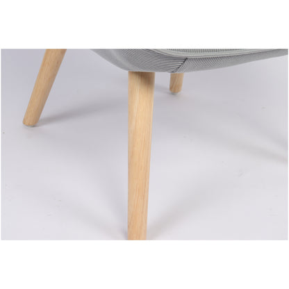 Πολυθρόνα ArteLibre AMARANTHUS Με Υποπόδιο Γκρι 98x70x77cm - Hippiehome.gr