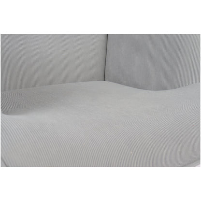 Πολυθρόνα ArteLibre AMARANTHUS Με Υποπόδιο Γκρι 98x70x77cm - Hippiehome.gr