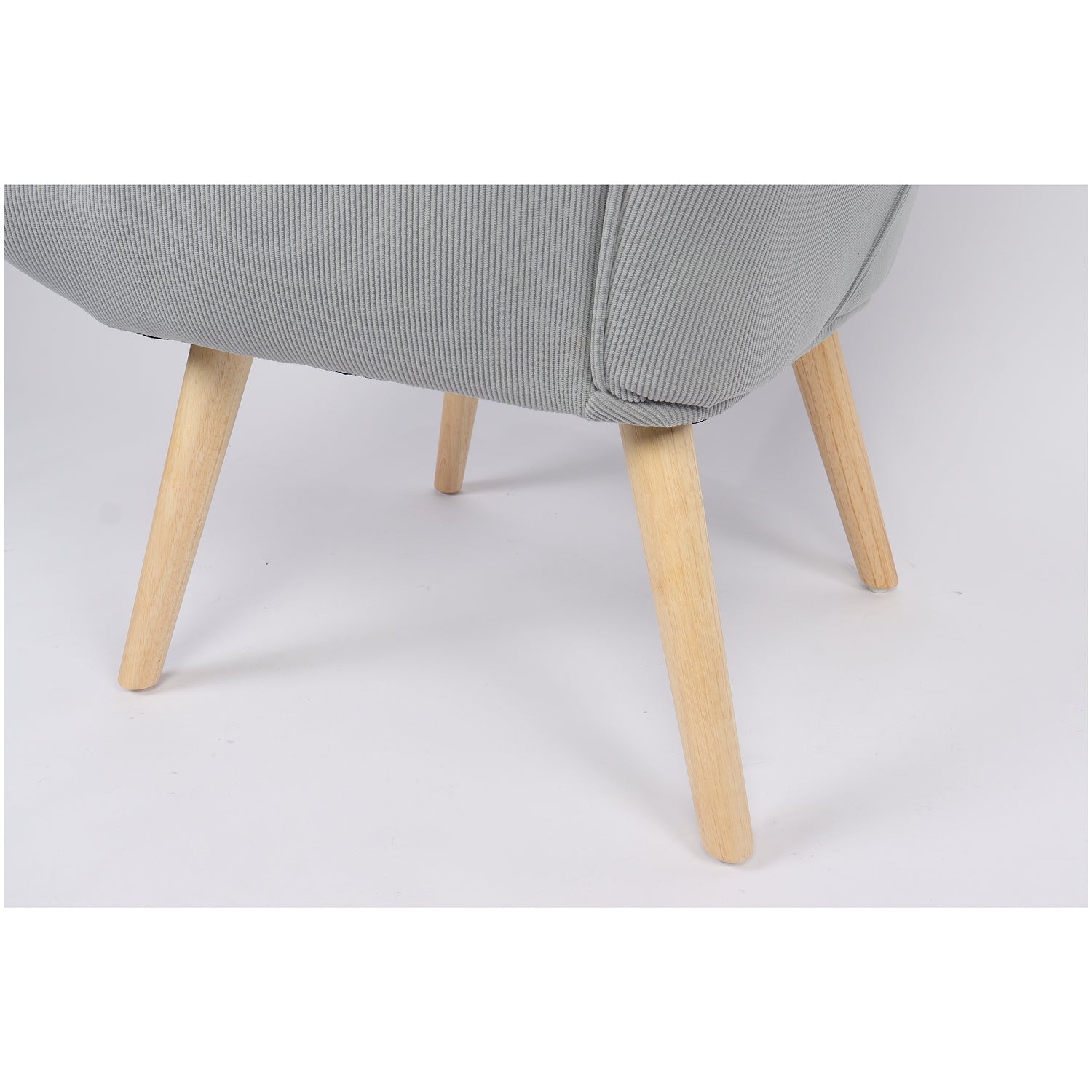 Πολυθρόνα ArteLibre AMARANTHUS Με Υποπόδιο Γκρι 98x70x77cm - Hippiehome.gr