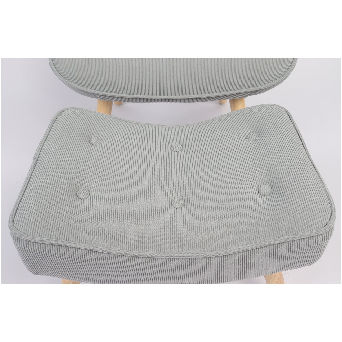 Πολυθρόνα ArteLibre AMARANTHUS Με Υποπόδιο Γκρι 98x70x77cm - Hippiehome.gr