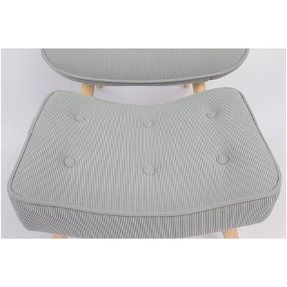 Πολυθρόνα ArteLibre AMARANTHUS Με Υποπόδιο Γκρι 98x70x77cm - Hippiehome.gr