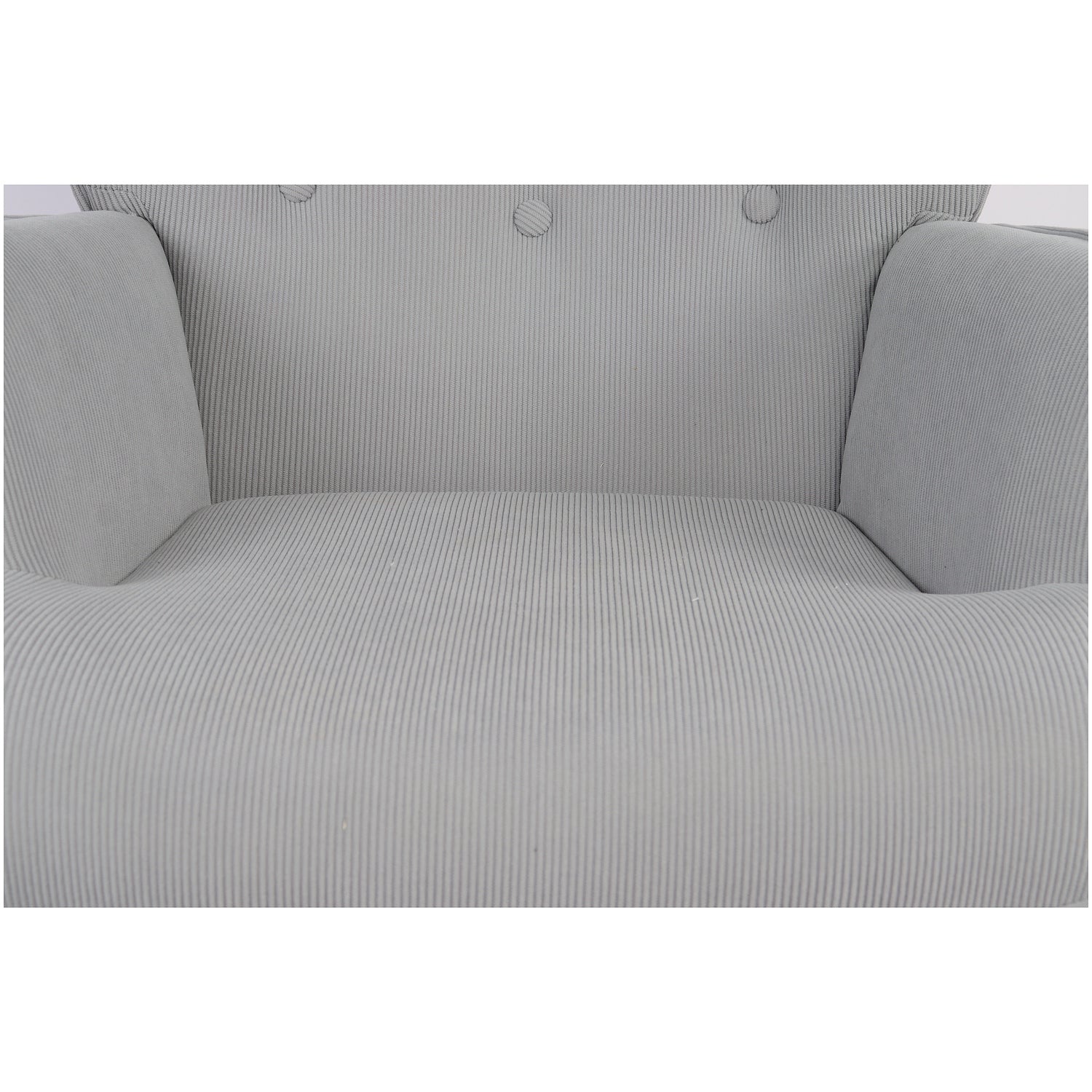 Πολυθρόνα ArteLibre AMARANTHUS Με Υποπόδιο Γκρι 98x70x77cm - Hippiehome.gr