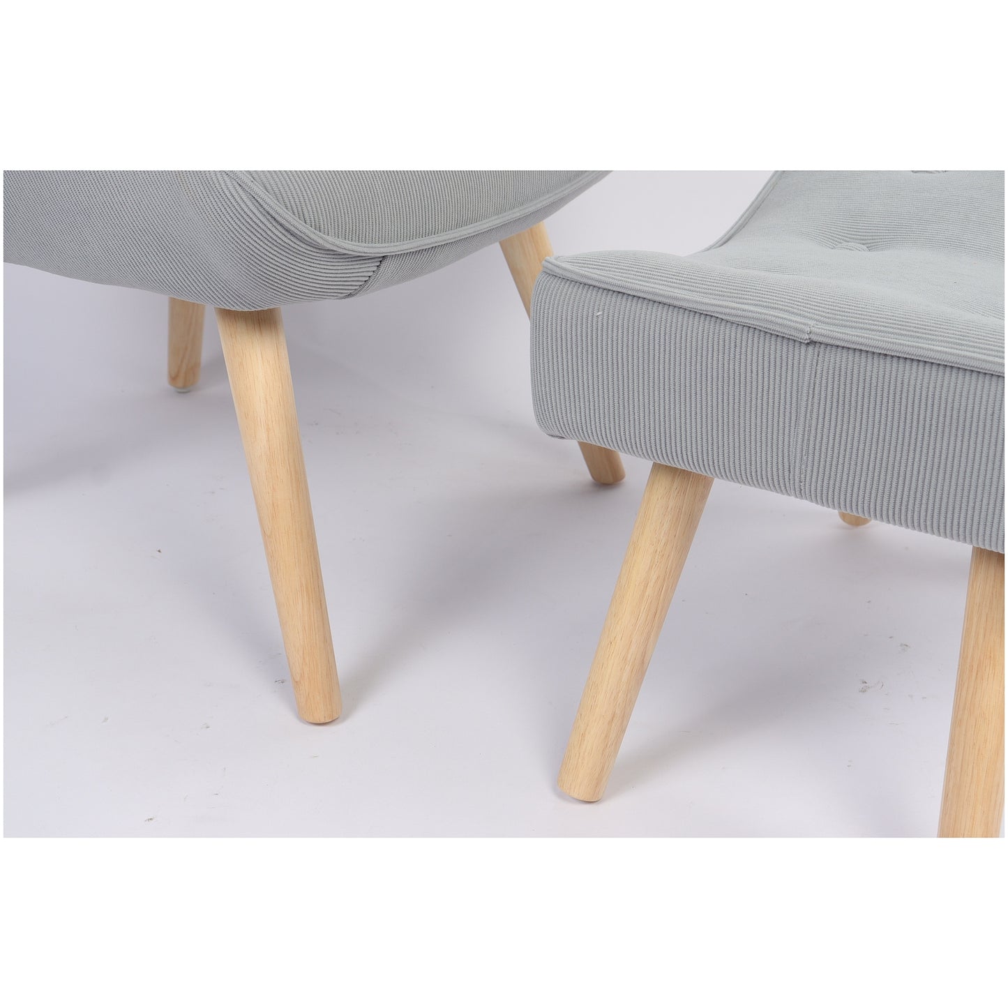 Πολυθρόνα ArteLibre AMARANTHUS Με Υποπόδιο Γκρι 98x70x77cm - Hippiehome.gr