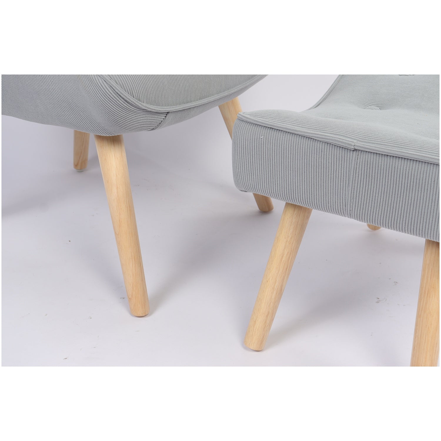 Πολυθρόνα ArteLibre AMARANTHUS Με Υποπόδιο Γκρι 98x70x77cm - Hippiehome.gr