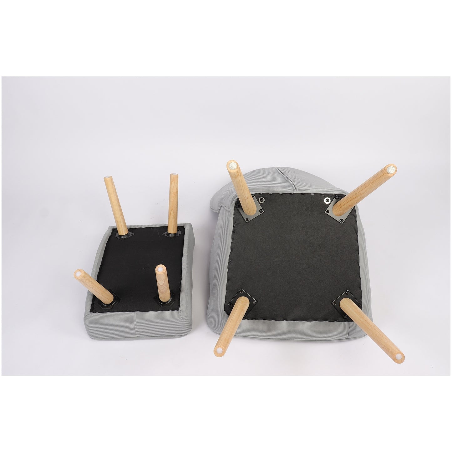 Πολυθρόνα ArteLibre AMARANTHUS Με Υποπόδιο Γκρι 98x70x77cm - Hippiehome.gr