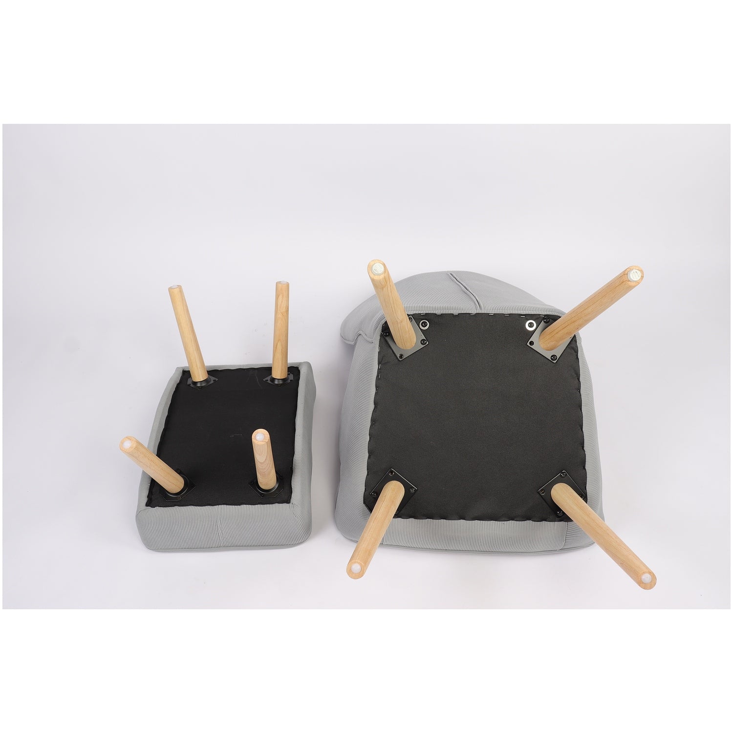 Πολυθρόνα ArteLibre AMARANTHUS Με Υποπόδιο Γκρι 98x70x77cm - Hippiehome.gr