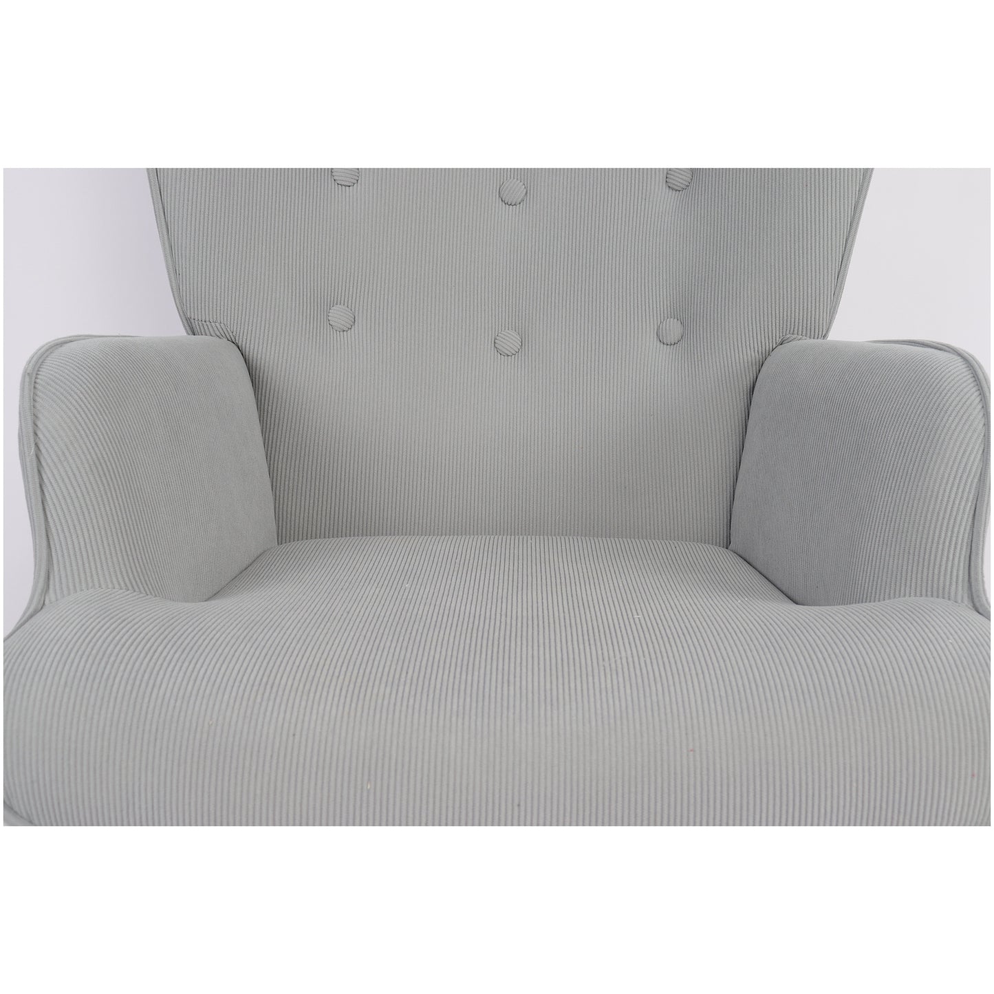 Πολυθρόνα ArteLibre AMARANTHUS Με Υποπόδιο Γκρι 98x70x77cm - Hippiehome.gr