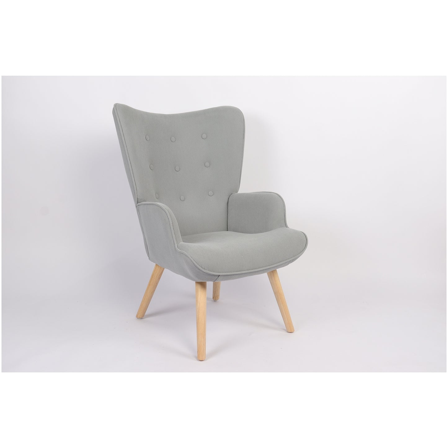 Πολυθρόνα ArteLibre AMARANTHUS Με Υποπόδιο Γκρι 98x70x77cm - Hippiehome.gr