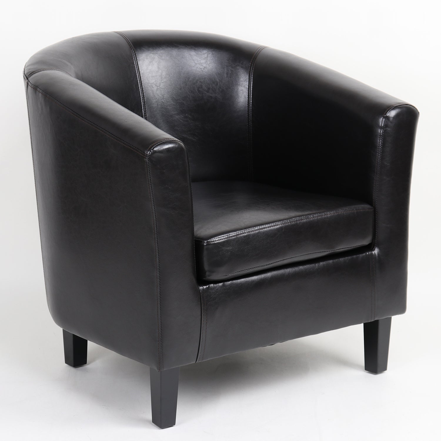 Πολυθρόνα ArteLibre FIORELLA Καφέ PU 73x69x75cm - Hippiehome.gr