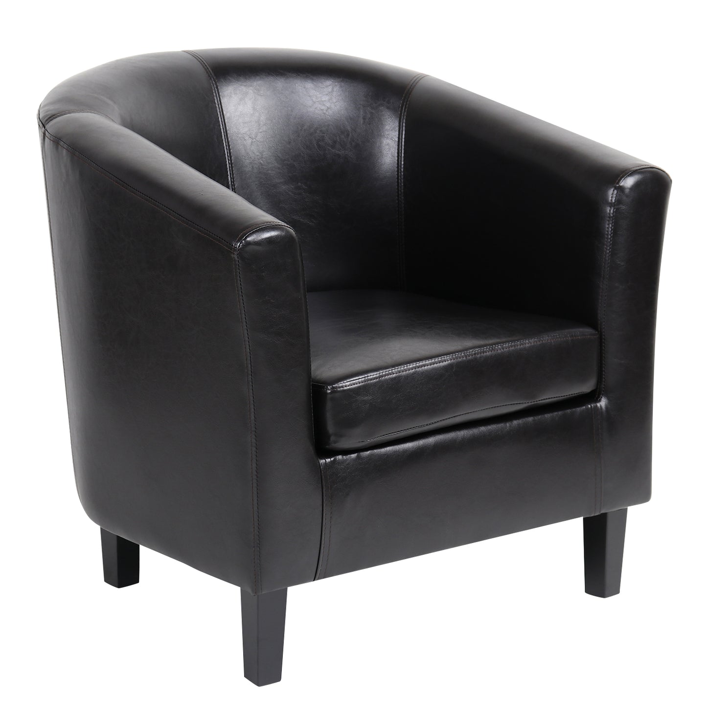 Πολυθρόνα ArteLibre FIORELLA Καφέ PU 73x69x75cm - Hippiehome.gr