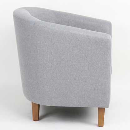 Πολυθρόνα ArteLibre FIORELLA Γκρι Ύφασμα 73x69x75cm - Hippiehome.gr