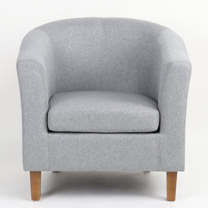 Πολυθρόνα ArteLibre FIORELLA Γκρι Ύφασμα 73x69x75cm - Hippiehome.gr