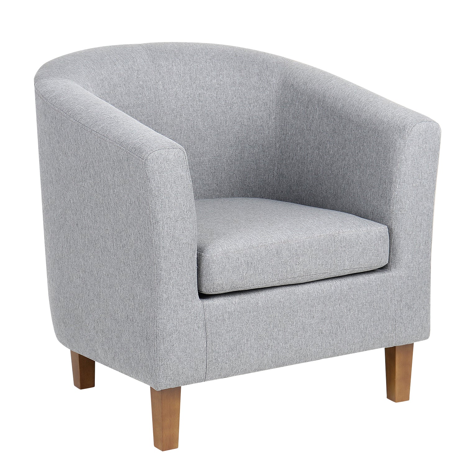 Πολυθρόνα ArteLibre FIORELLA Γκρι Ύφασμα 73x69x75cm - Hippiehome.gr