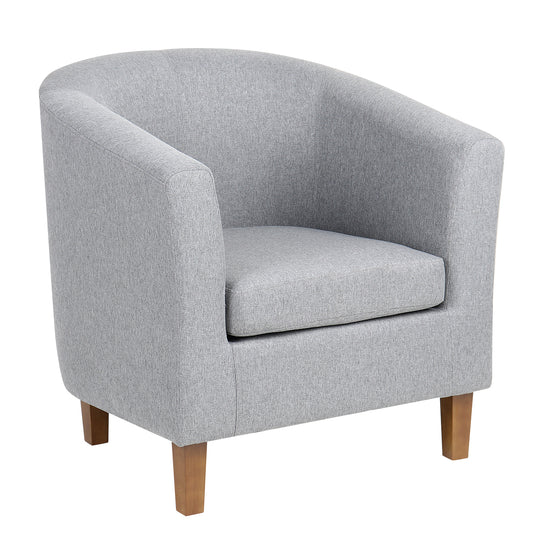 Πολυθρόνα ArteLibre FIORELLA Γκρι Ύφασμα 73x69x75cm - Hippiehome.gr