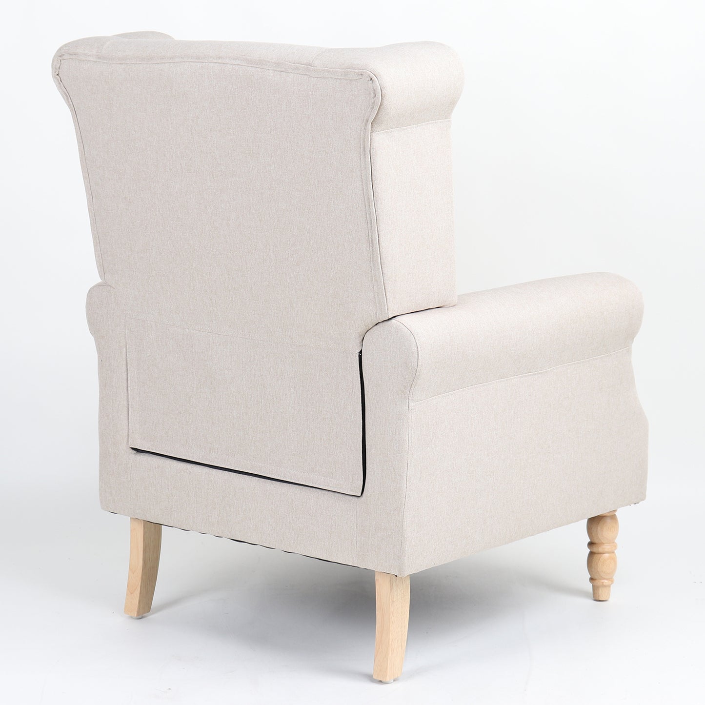 Πολυθρόνα ArteLibre OTTAVIA Μπεζ Ύφασμα 77x80x106cm - Hippiehome.gr