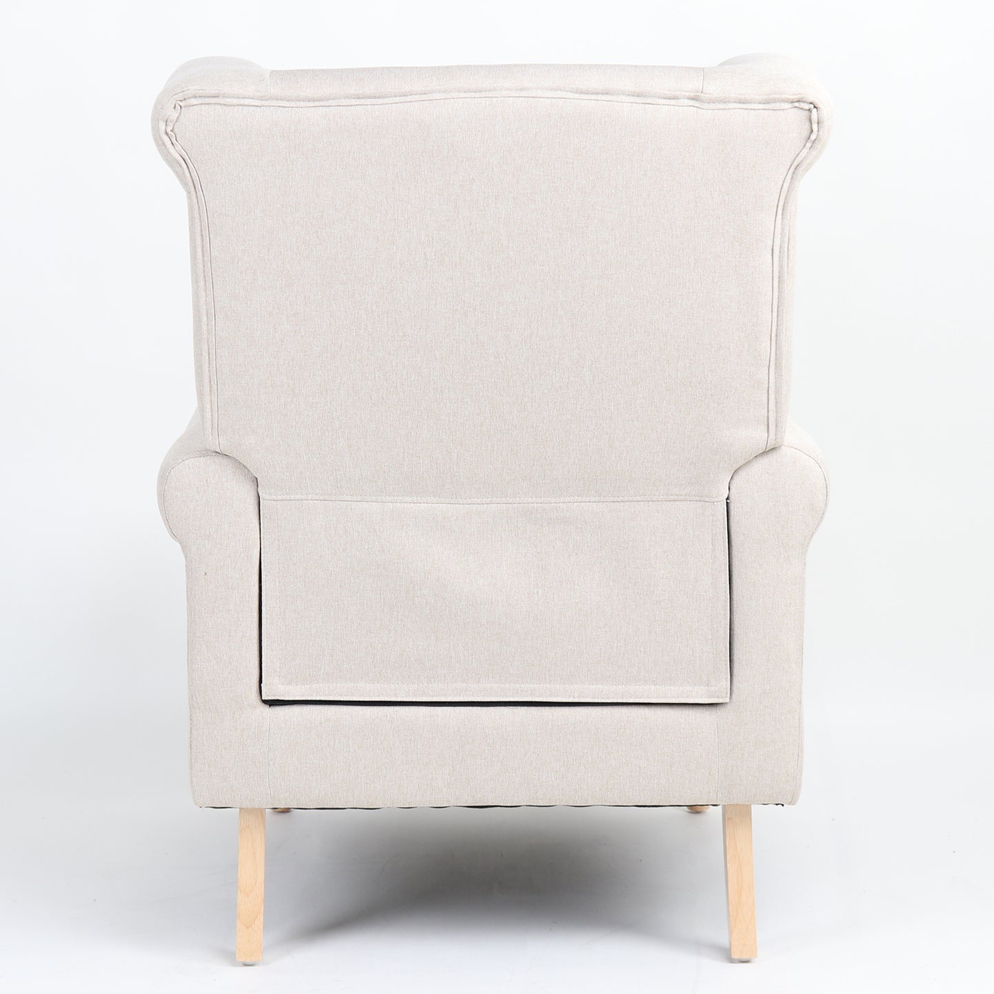 Πολυθρόνα ArteLibre OTTAVIA Μπεζ Ύφασμα 77x80x106cm - Hippiehome.gr