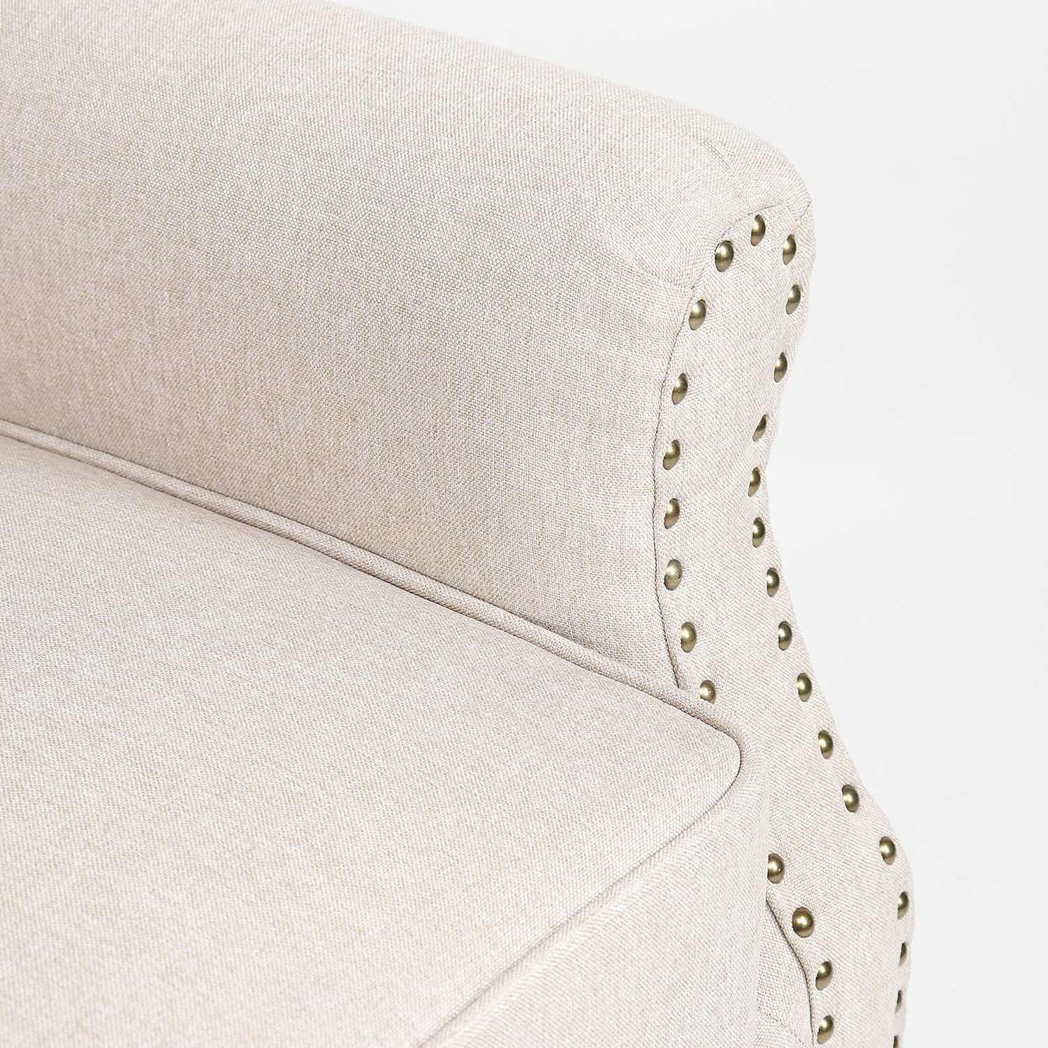 Πολυθρόνα ArteLibre OTTAVIA Μπεζ Ύφασμα 77x80x106cm - Hippiehome.gr