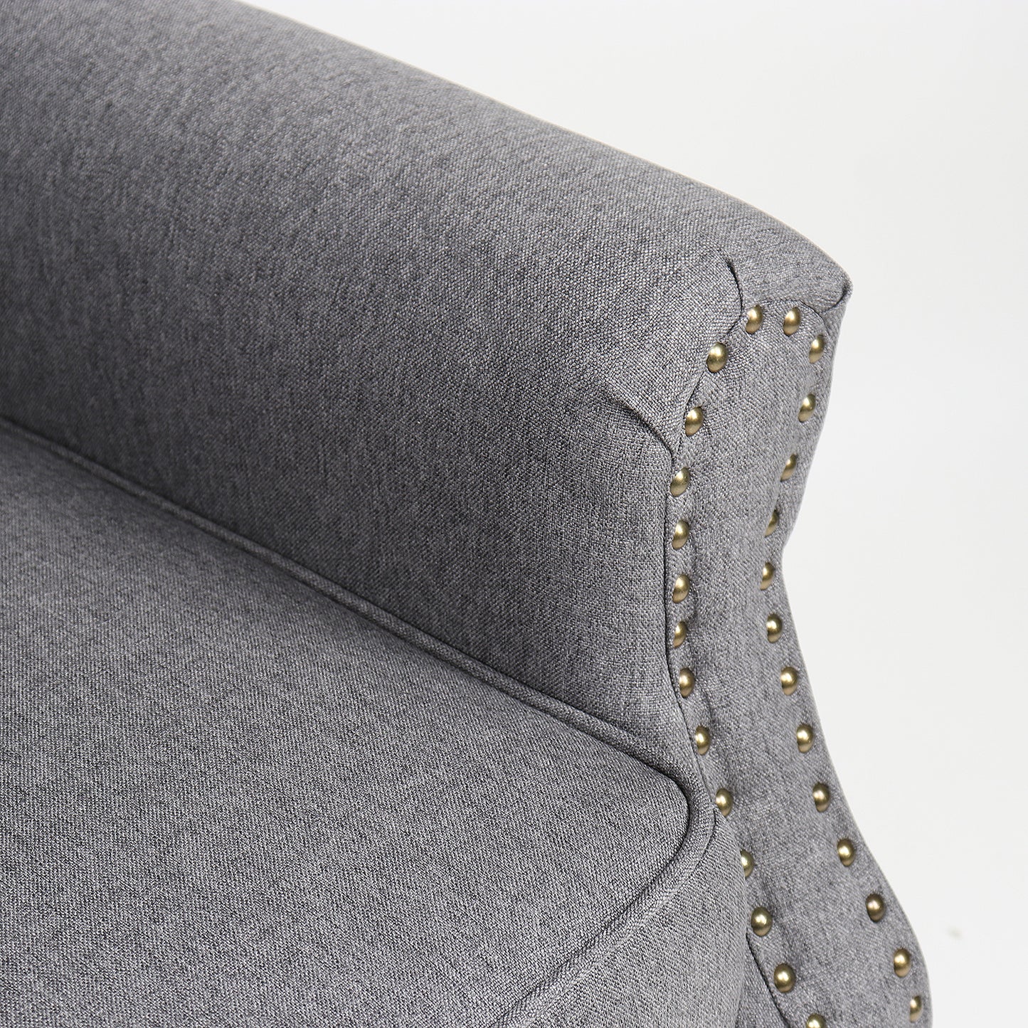 Πολυθρόνα ArteLibre OTTAVIA Σκούρο Γκρι Ύφασμα 77x80x106cm - Hippiehome.gr