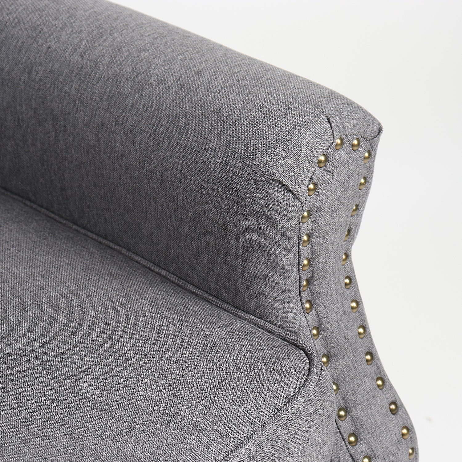 Πολυθρόνα ArteLibre OTTAVIA Σκούρο Γκρι Ύφασμα 77x80x106cm - Hippiehome.gr