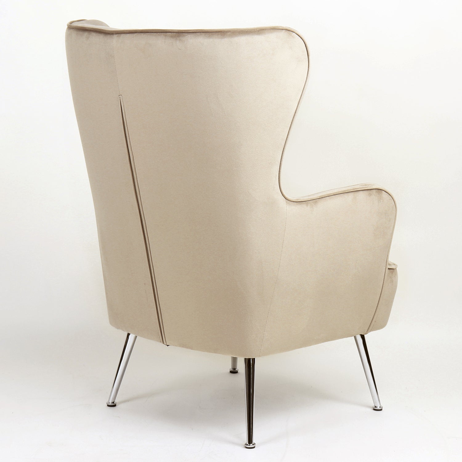 Πολυθρόνα ArteLibre VITTORIA Καφέ Βελούδο 76x79x101cm - Hippiehome.gr