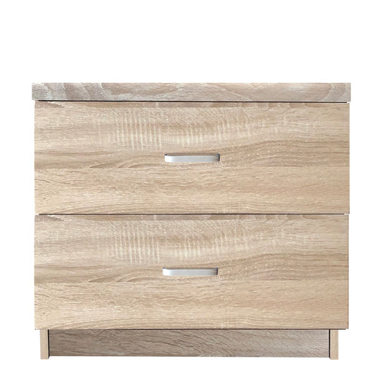 Κομοδίνο ArteLibre SEDUM Φυσικό χρώμα 40x40x45cm - Hippiehome.gr