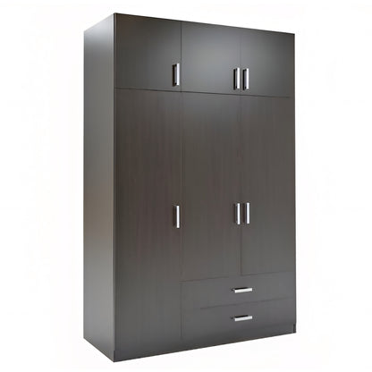 Ντουλάπα ArteLibre BENGTA Μαύρο Μοριοσανίδα 150x60x240cm - Hippiehome.gr