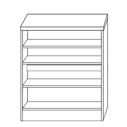 Παπουτσοθήκη ArteLibre HANNAH Φυσικό Μοριοσανίδα/Μελαμίνη 60x33x80cm - Hippiehome.gr