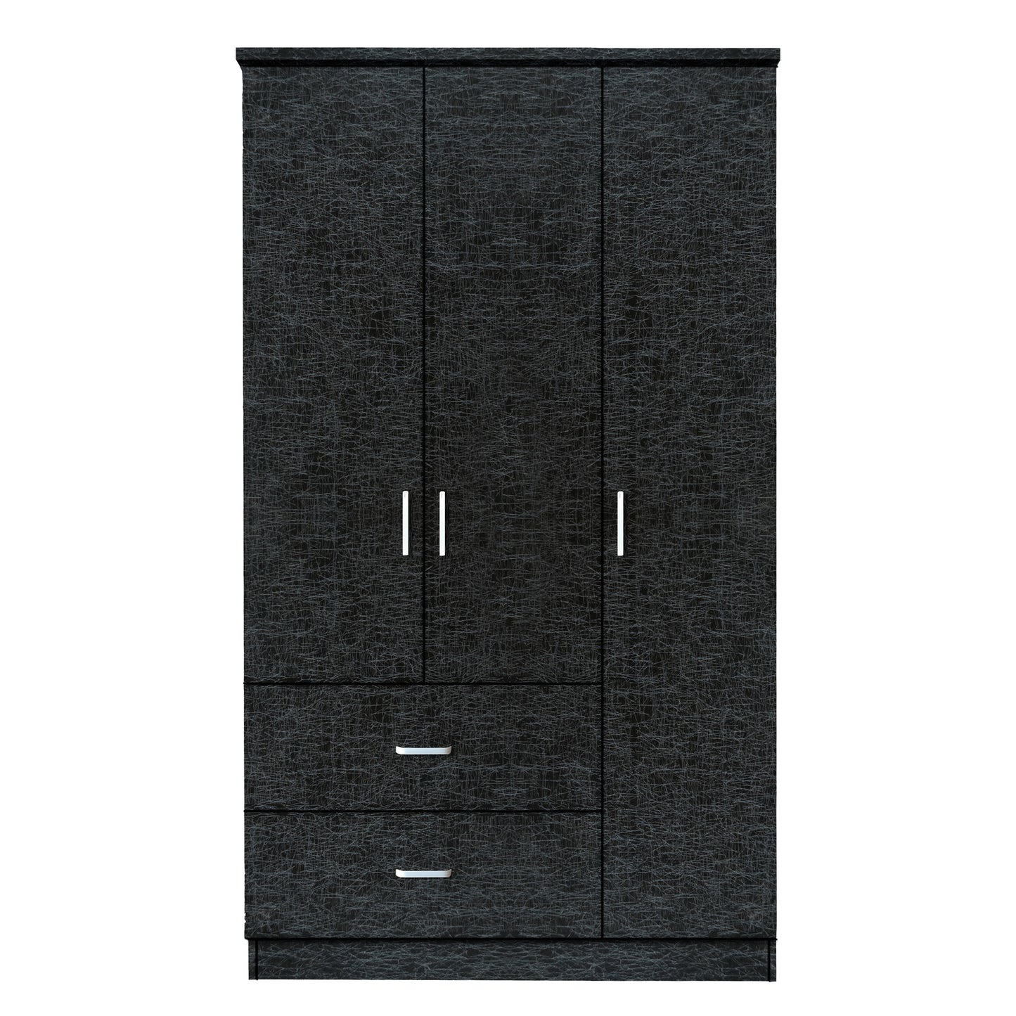 Ντουλάπα ArteLibre FRITILLARIA Μαύρο Μοριοσανίδα 89x42x181cm - Hippiehome.gr