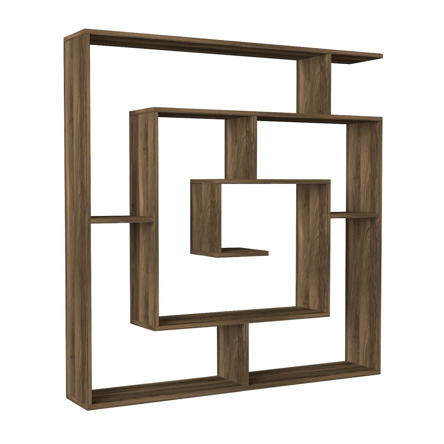 Βιβλιοθήκη ArteLibre Ithaki Σκούρο Καφέ 125x22x130cm - Hippiehome.gr