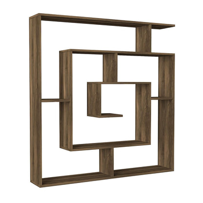 Βιβλιοθήκη ArteLibre Ithaki Σκούρο Καφέ 125x22x130cm - Hippiehome.gr