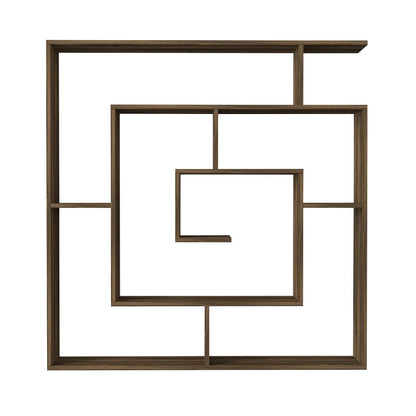 Βιβλιοθήκη ArteLibre Ithaki Σκούρο Καφέ 125x22x130cm - Hippiehome.gr