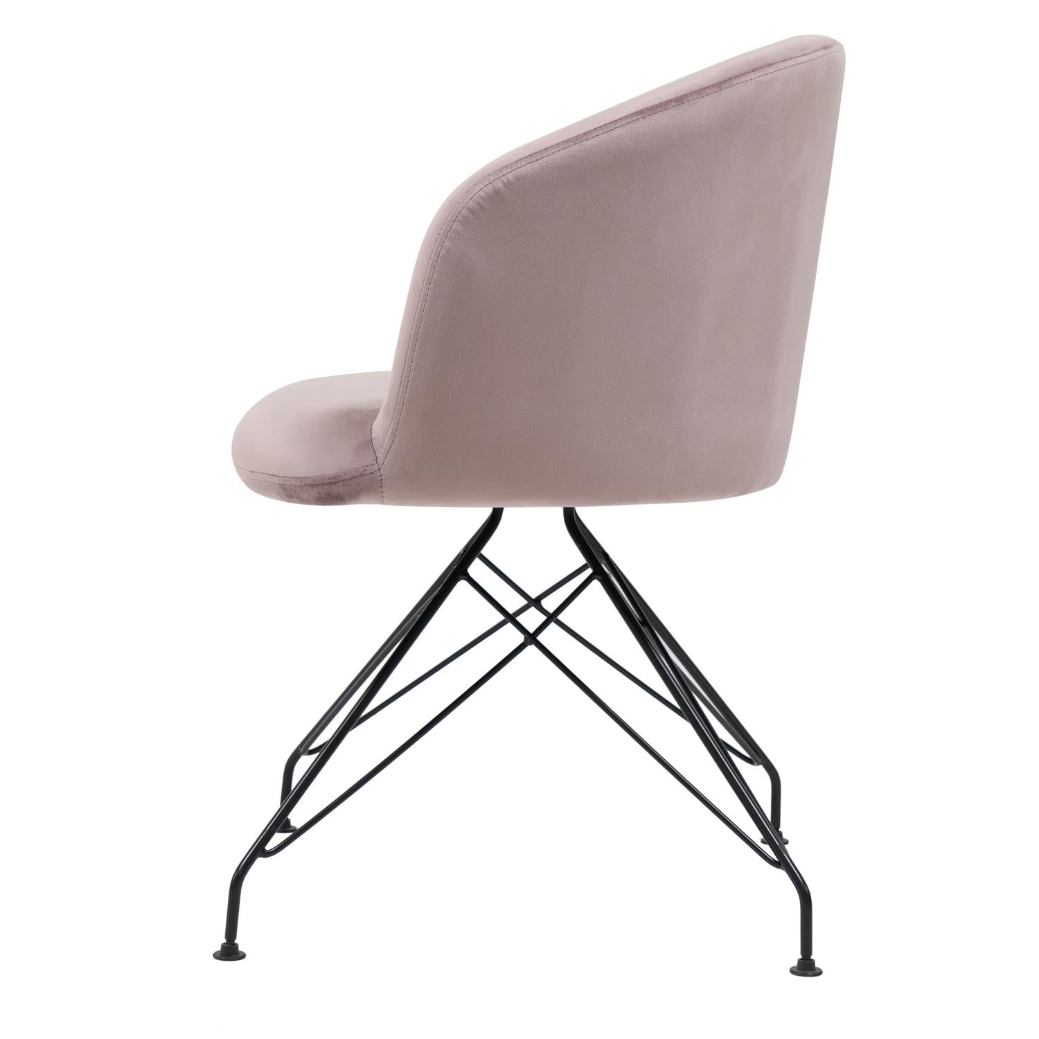 Πολυθρόνα ArteLibre JOHAN Σάπιο Μήλο Βελούδο/Μέταλλο 63x51x78cm - Hippiehome.gr