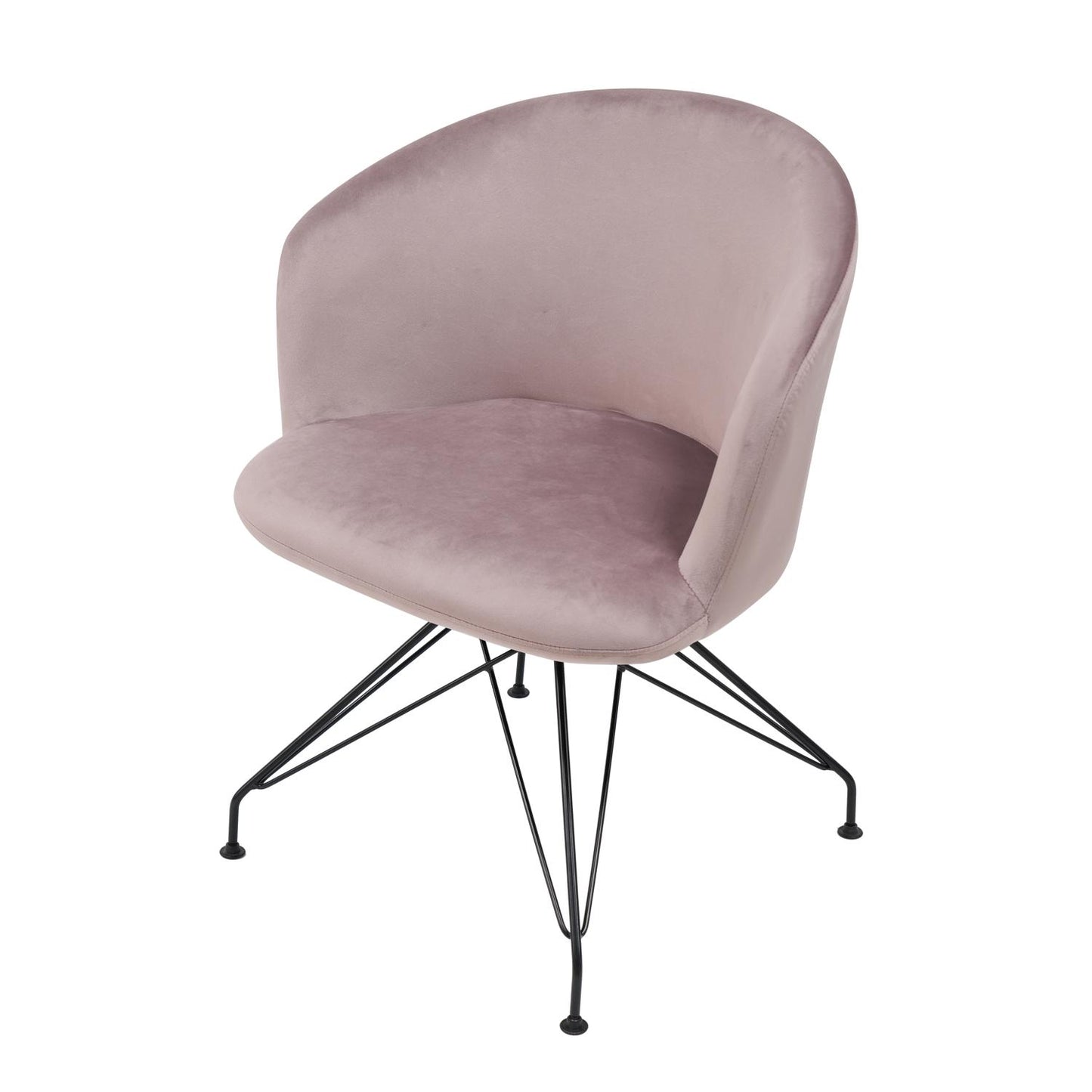 Πολυθρόνα ArteLibre JOHAN Σάπιο Μήλο Βελούδο/Μέταλλο 63x51x78cm - Hippiehome.gr