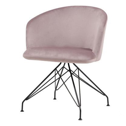 Πολυθρόνα ArteLibre JOHAN Σάπιο Μήλο Βελούδο/Μέταλλο 63x51x78cm - Hippiehome.gr