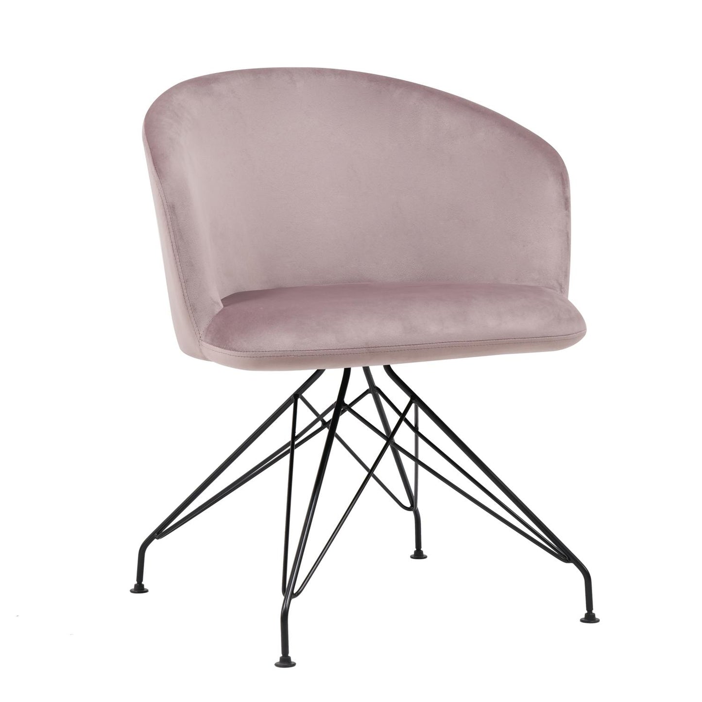 Πολυθρόνα ArteLibre JOHAN Σάπιο Μήλο Βελούδο/Μέταλλο 63x51x78cm - Hippiehome.gr