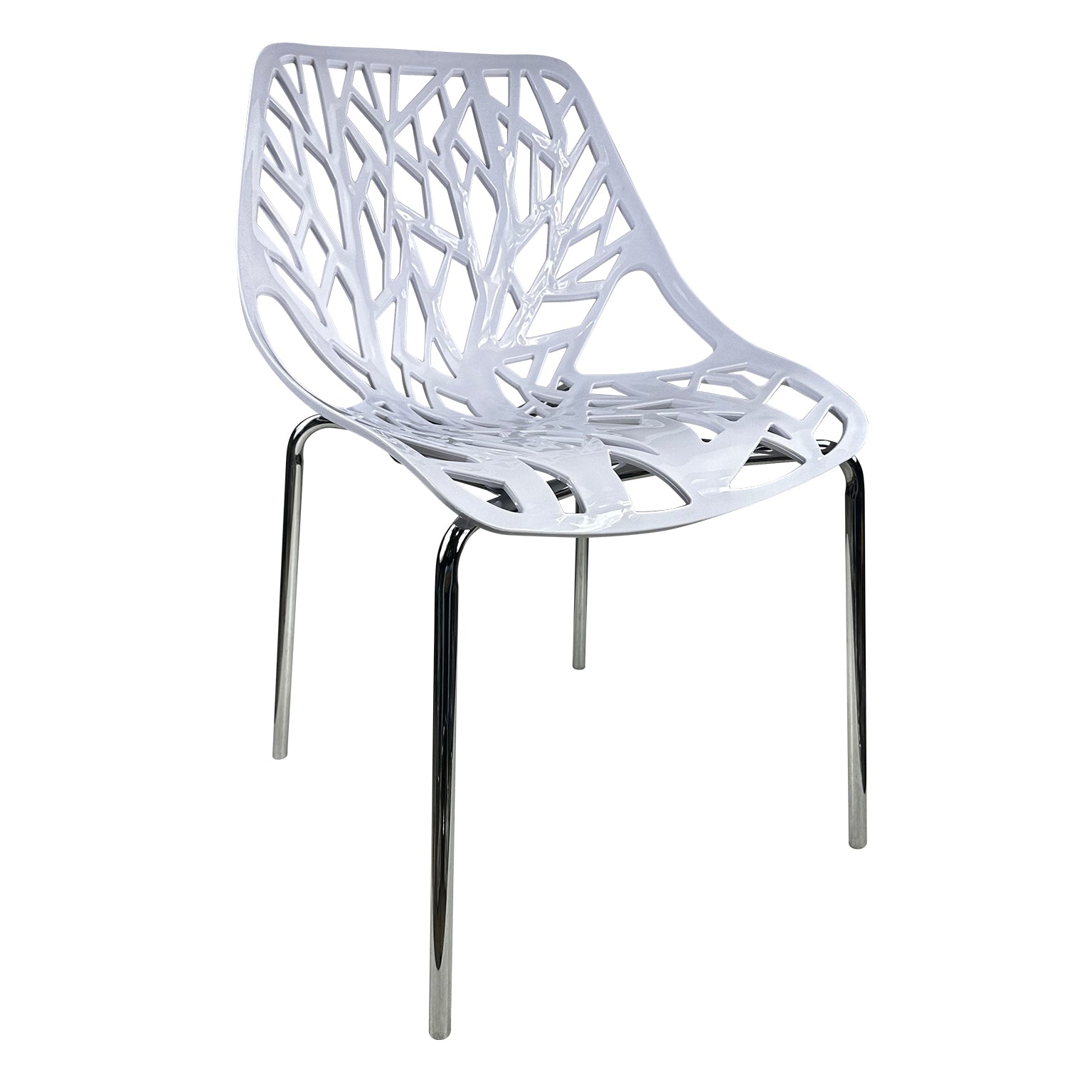 Καρέκλα Τραπεζαρίας ArteLibre HARTMAN Λευκό PP/Μέταλλο 54x57x81cm - Hippiehome.gr