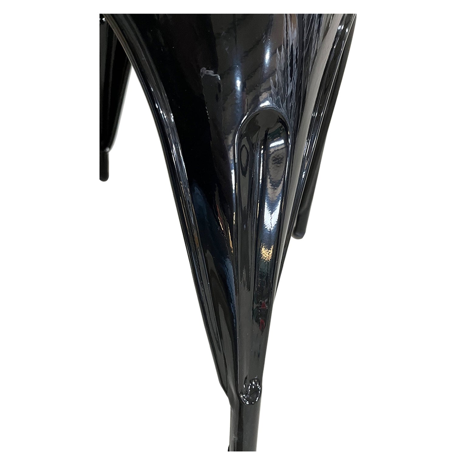 Καρέκλα ArteLibre Βιομηχανικού Τύπου Vintage TOLIKO Μαύρο Μέταλλο 44x49x84cm - Hippiehome.gr