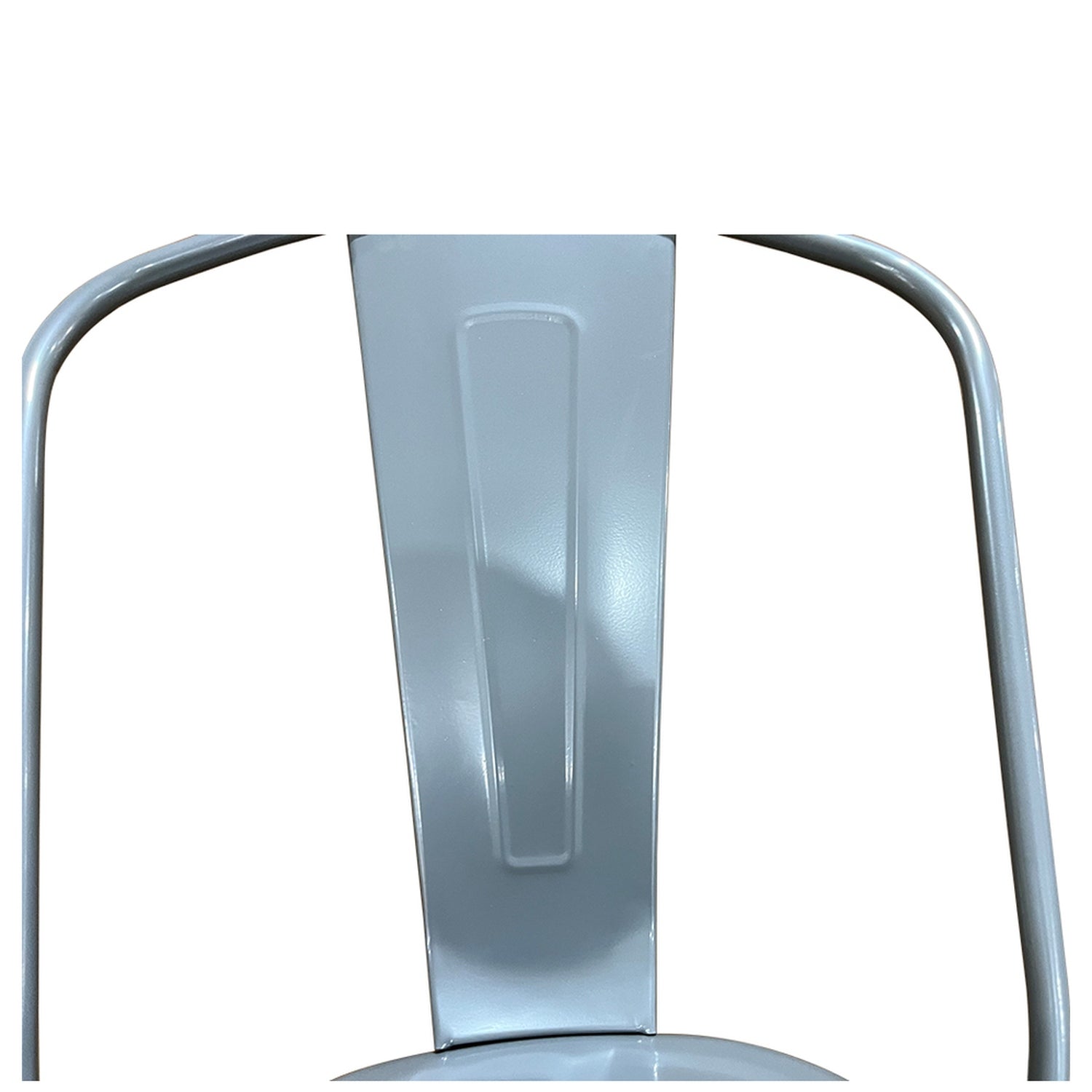 Καρέκλα ArteLibre Βιομηχανικού Τύπου Vintage TOLIKO Γκρι Μέταλλο 44x49x84cm - Hippiehome.gr