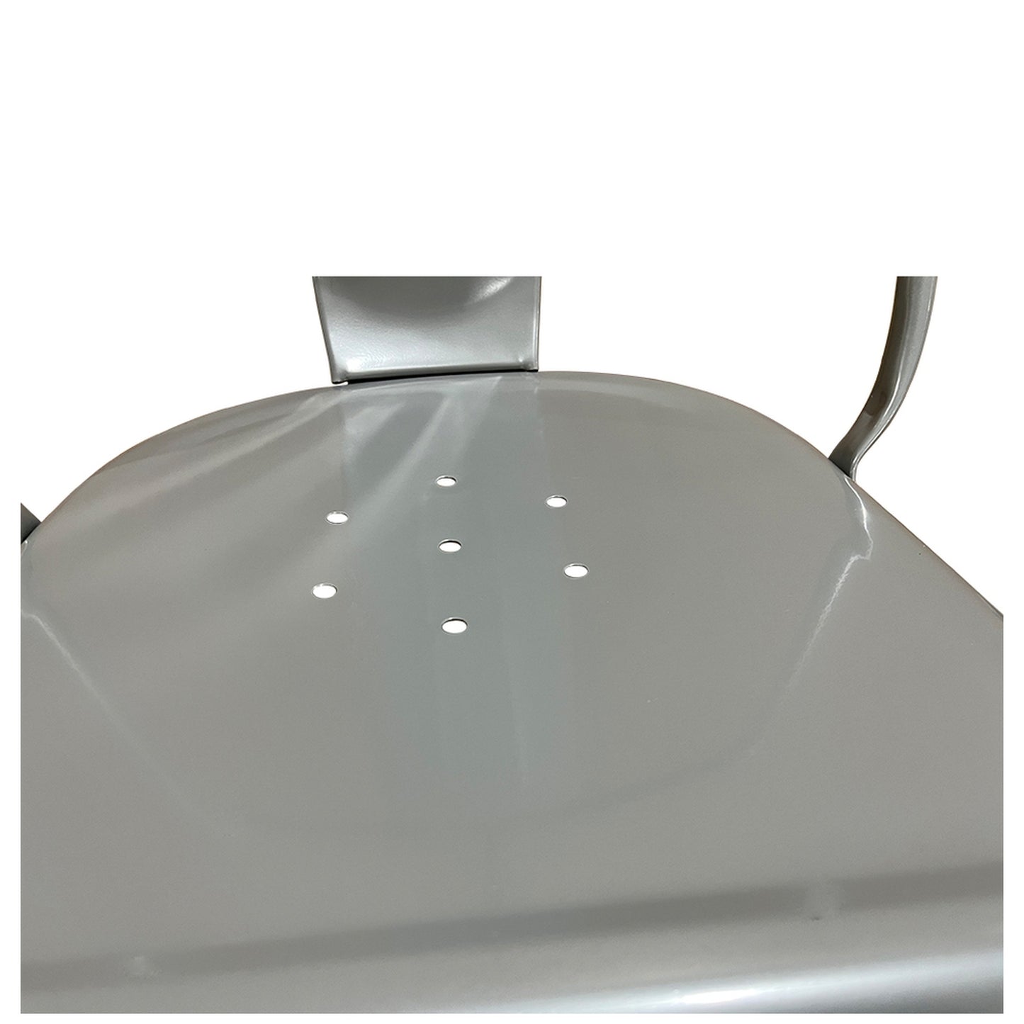 Καρέκλα ArteLibre Βιομηχανικού Τύπου Vintage TOLIKO Γκρι Μέταλλο 44x49x84cm - Hippiehome.gr