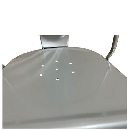 Καρέκλα ArteLibre Βιομηχανικού Τύπου Vintage TOLIKO Γκρι Μέταλλο 44x49x84cm - Hippiehome.gr