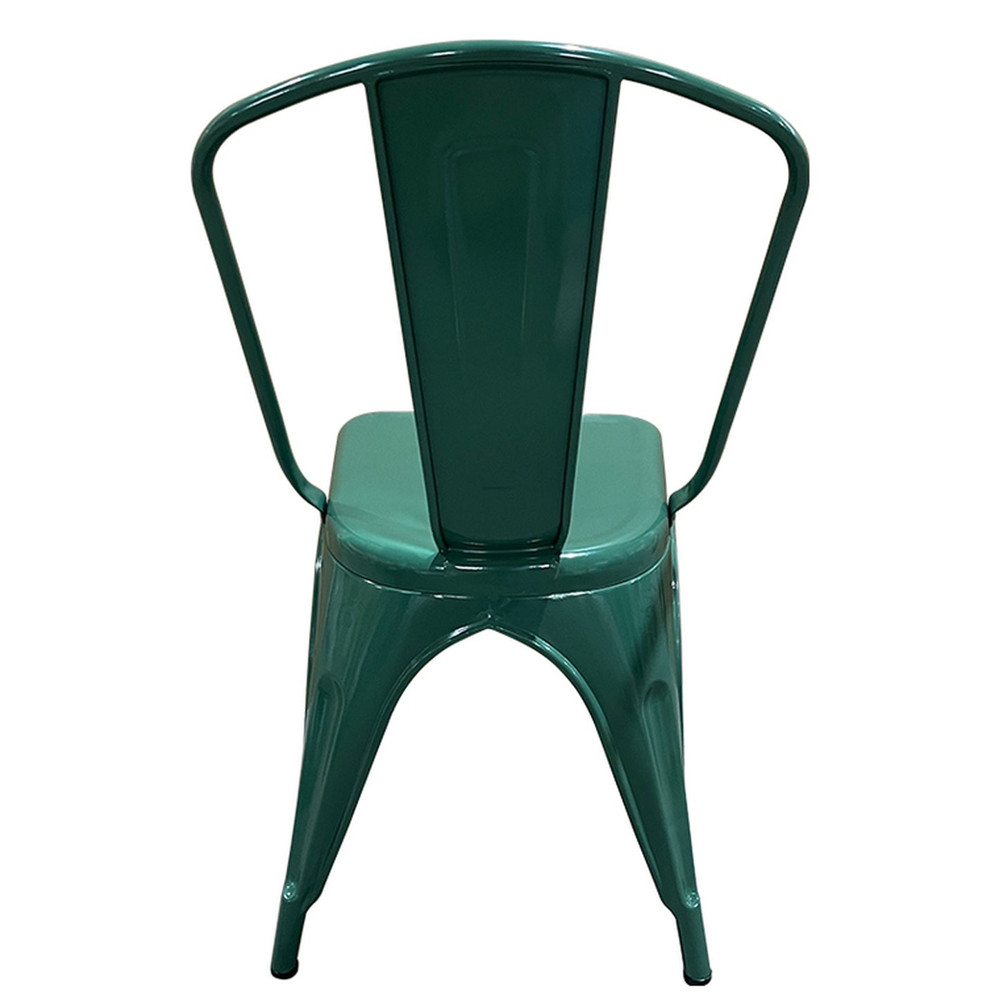 Καρέκλα ArteLibre Βιομηχανικού Τύπου Vintage TOLIKO Πράσινο Μέταλλο 44x49x84cm - Hippiehome.gr