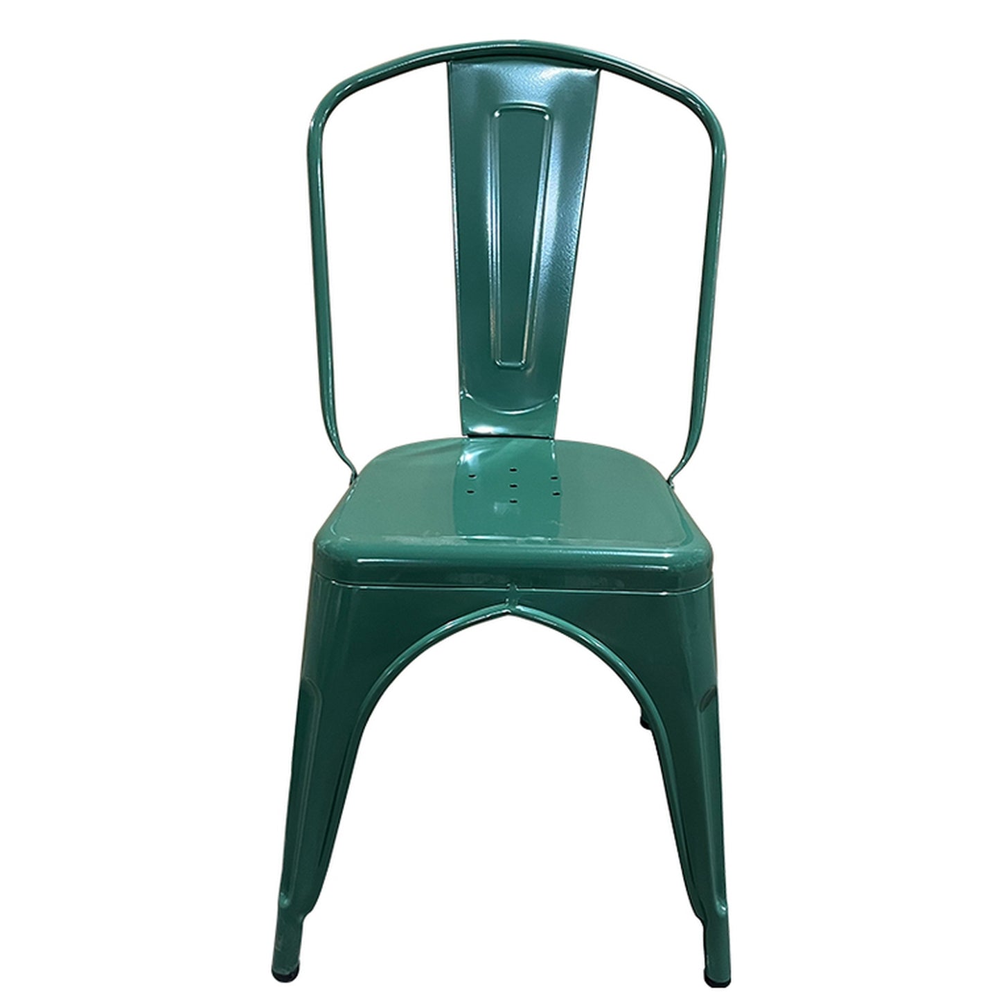 Καρέκλα ArteLibre Βιομηχανικού Τύπου Vintage TOLIKO Πράσινο Μέταλλο 44x49x84cm - Hippiehome.gr